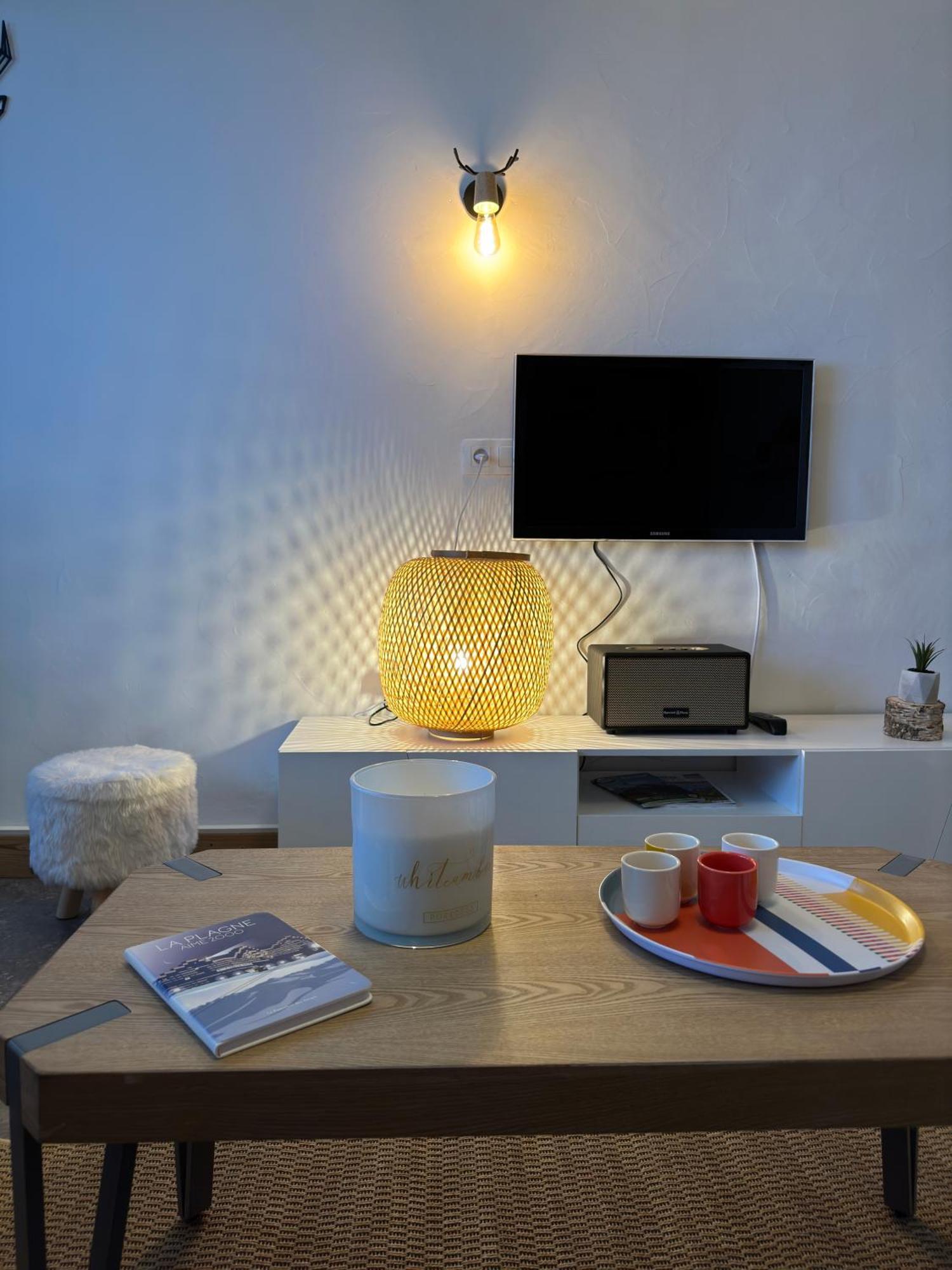 Paquebot Des Neiges - Appartement 4 Personnes - Vue Mont Blanc La Plagne Ngoại thất bức ảnh