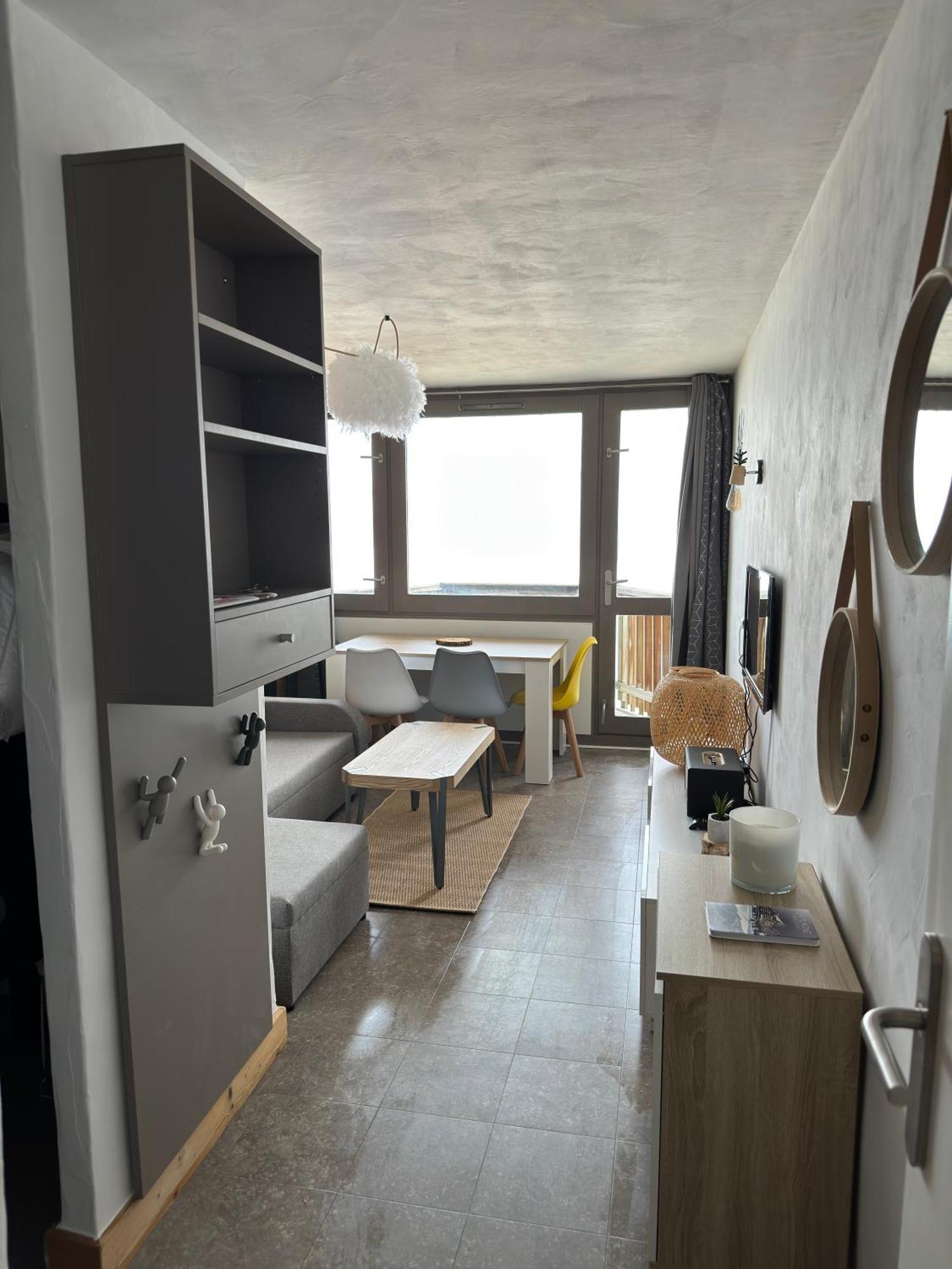 Paquebot Des Neiges - Appartement 4 Personnes - Vue Mont Blanc La Plagne Ngoại thất bức ảnh